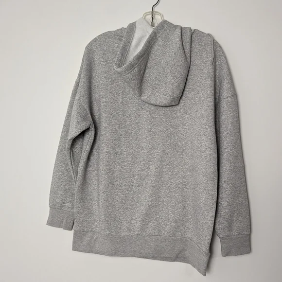 Lazypants Heather Grey Pullover Hoodie - Soft Cotton Blend, Size Small Oversized - Picture 4 of 9